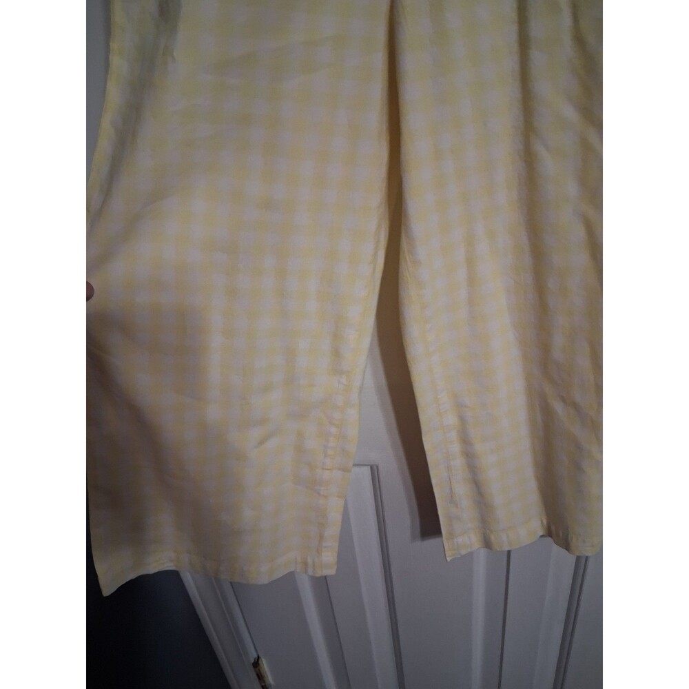 NWT Old Navy Girls Yellow Gingham Jumpsuit Size M (8) - Picture 11 of 12